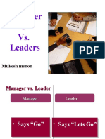 Managers Vs (1) .Leaders - 45 Differences
