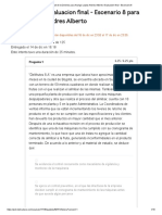 Historial de Exámenes para Arango Lopez Andres Alberto - Evaluacion Final - Escenario 8 Proceso Administrativo