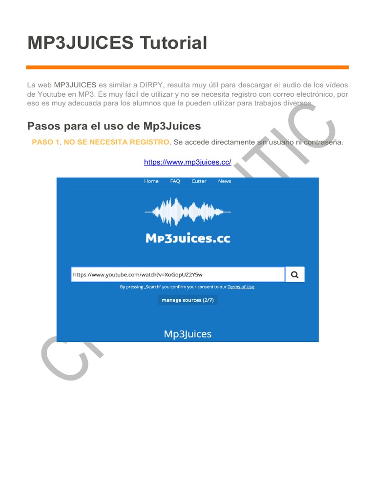 Tutorial Mp3juices | PDF