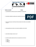 Evaluacion Diagnstica Educacion Fisica