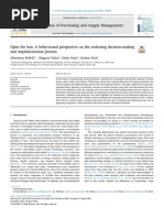 Open The Box A Behavioural Perspective On The Re 2020 Journal of Purchasing