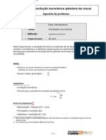 Oscilação harmônica com pêndulo e smartphone