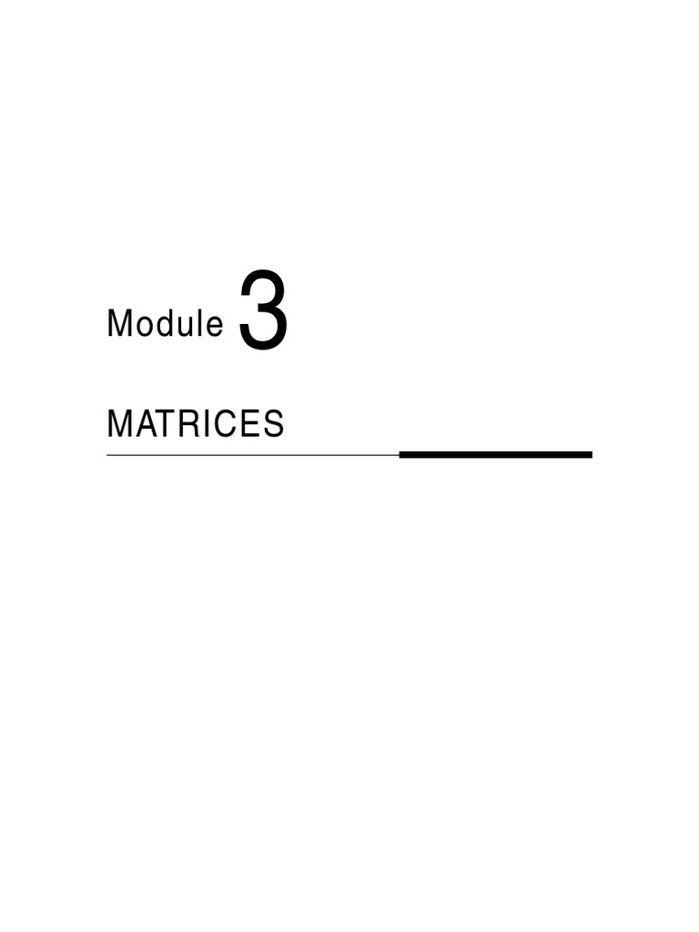 Understanding Matrices and Operations | PDF | Matrix (Mathematics ...