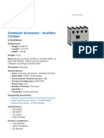 Contactor Accessory - Auxiliary Contact: Lugs (185-2000A) - Orders Must Be Placed in Multiples of Package Quantity Listed