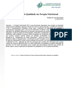 Indicadores de Qualidade em Terapia Nutricional: Fatima de Azevedo Loreiro