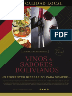 VINO SINGANIS Y SABORES BOLIVIANOS