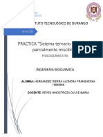 PRACTICA 2. "Sistema Ternario de Líquidos Parcialmente Miscibles