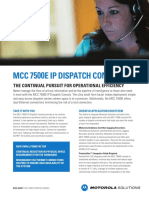Mcc 7500e Ip Dispatch Console Data Sheet
