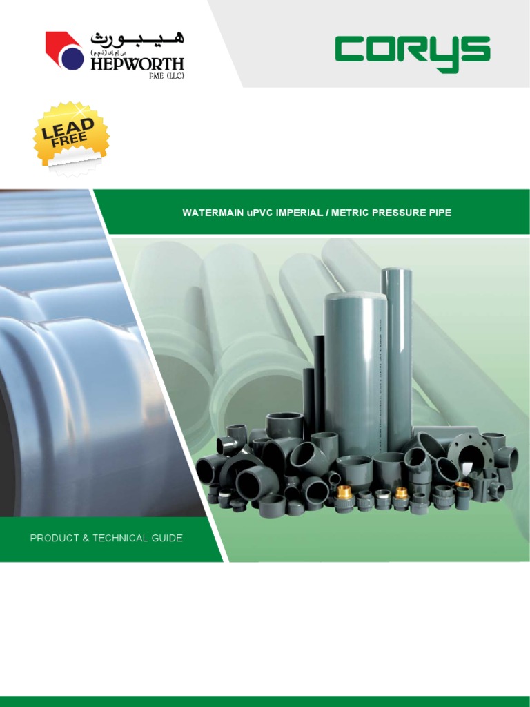 Hepworth UPVC Polyvinyl Chloride Pipe (Fluid Conveyance) Prueba