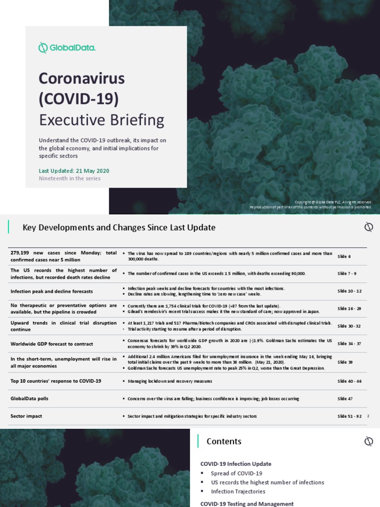 COVID-19 Outbreak, Its Impact On Global Economy | PDF | Phases Of ...