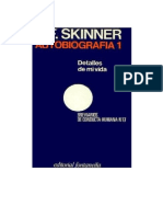 Skinner B F - Autobiografia Vol II - Como Se Forma Un Conductista