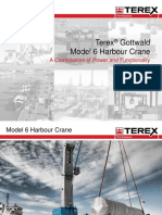 Terex Gottwald Model 6 Harbour Crane: A Combination of Power and Functionality