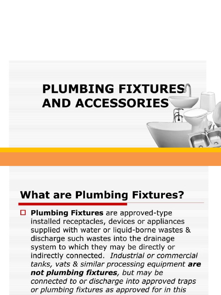Arch502 Plumbing Fixtures PDF