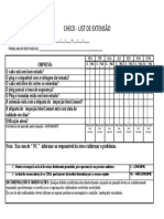 Check-List Extensão CWR