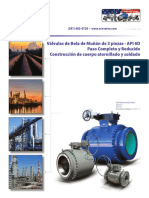 SCV Trunnionballvalve 6d Spanish Ebrochure