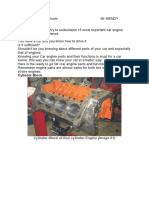 Car Engine Parts: Cylinder Block of Four Cylinder Engine (Image 01)