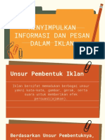Bahasa Indonesia Menyimpulkan Iklan