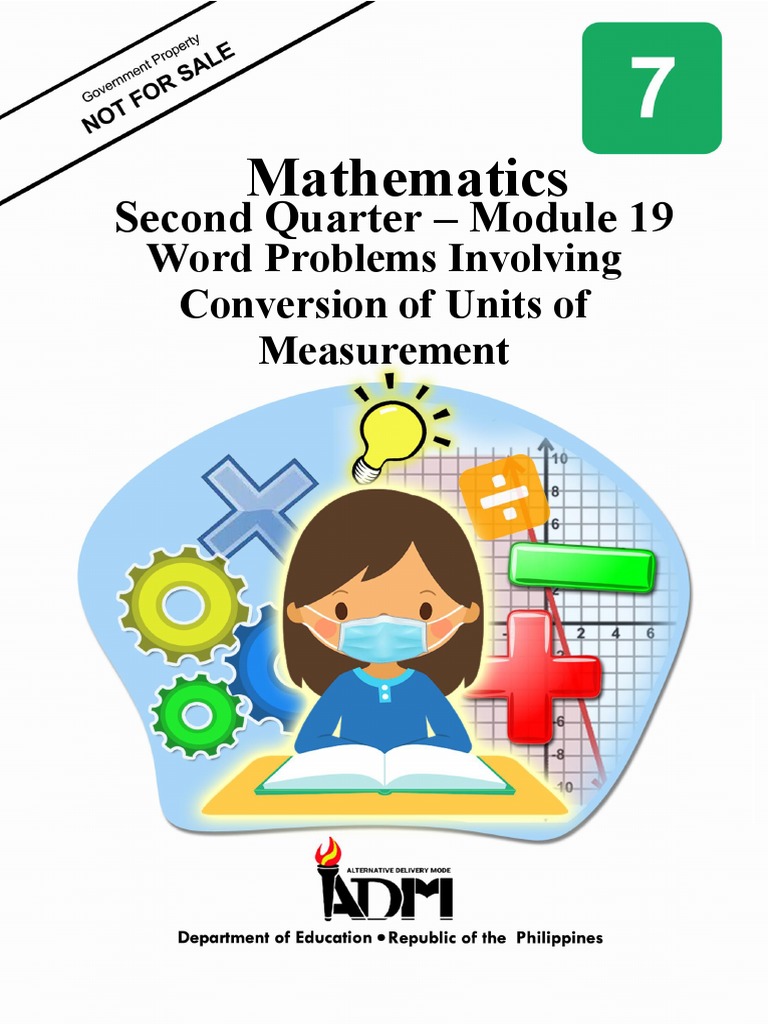 Mathematics7 - Q2 - M19 - Words - Problems - Involving - Conversion ...