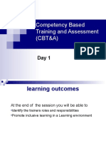 Competency Based Training and Assessment (CBT&A)