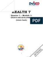 1ST Quarter Module in Health 7