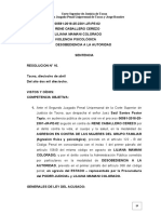 Exp. 581-2018-25 Violencia Psicológica y Desobediencia Violencia Familiar