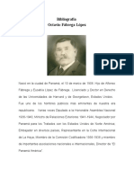 Bibliografia Octavio Fabrega