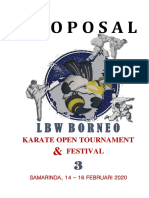 Proposal Kejuaraan LBW Borneo Karate Open Tournament & Festival 3 2020