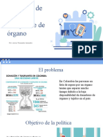 Ley 1805 de 2016 - Trasplante de Órgano