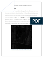 Impacto Del Fascismo en La Política Exterior de Italia