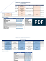 Horarios clases cultura y deporte