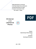 El Internet y La Libertad de Prensa