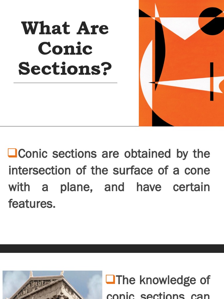 Conic Sections in Daily Life | PDF | Ellipse | Geometric Shapes