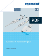 Pipeta Eppendorf - Liquid-Handling - Operating-Manual - Research-Plus