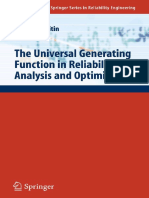 The Universal Generating Function in Reliability Analysis and Optimization (Springer Series in Reliability Engineering)