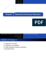 Chapter 2: Numerical Summary Measures