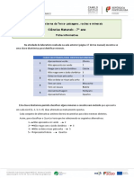 Identificação de minerais com chave dicotômica