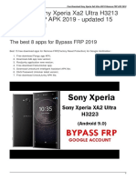 Sony Xperia Xa2 Ultra h3213