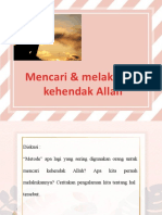 Mencari & Melakukan Kehendak Allah