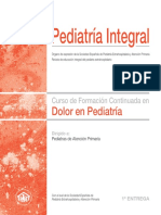 Neurofisiologia Del Dolor Pediatrico