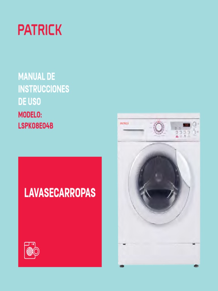 Patrick LSPK08E04B Washer-Dryer | PDF | Enchufes y tomas de corriente ...
