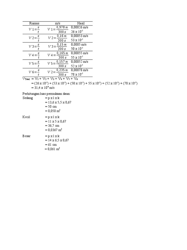 Rumus | PDF