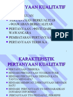 Pertanyaan Kualitatif