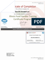 Illinois Food Handler Certificate - 5127751