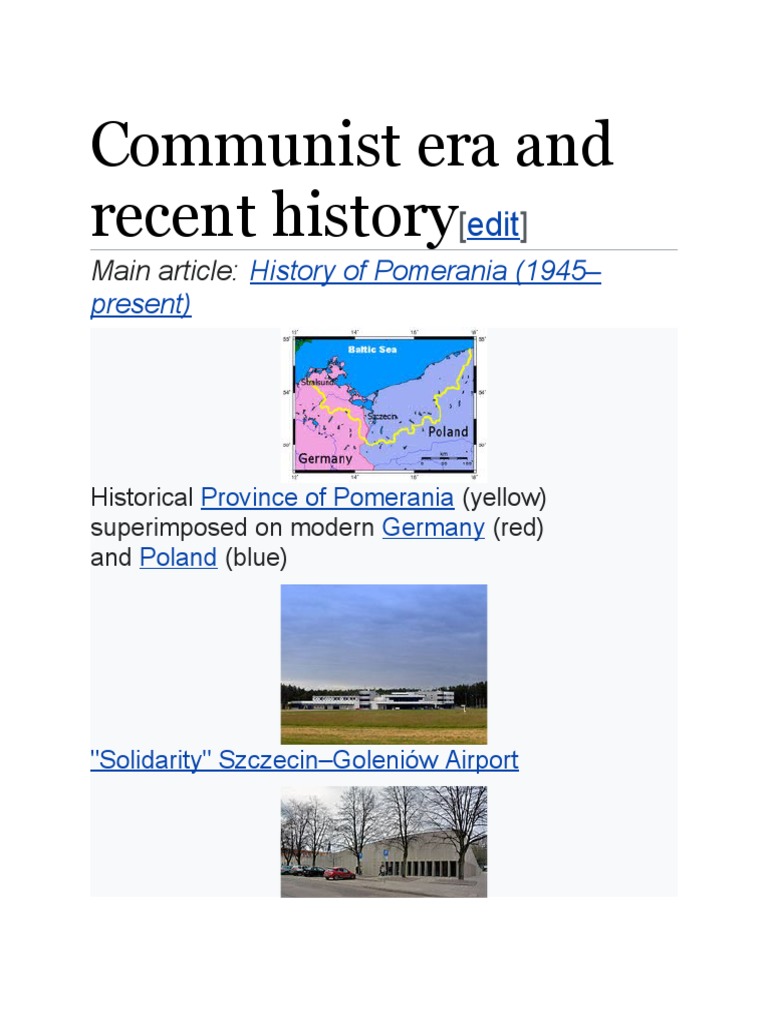 1945 1989 THE COMMUNIST ERA intelligence overview