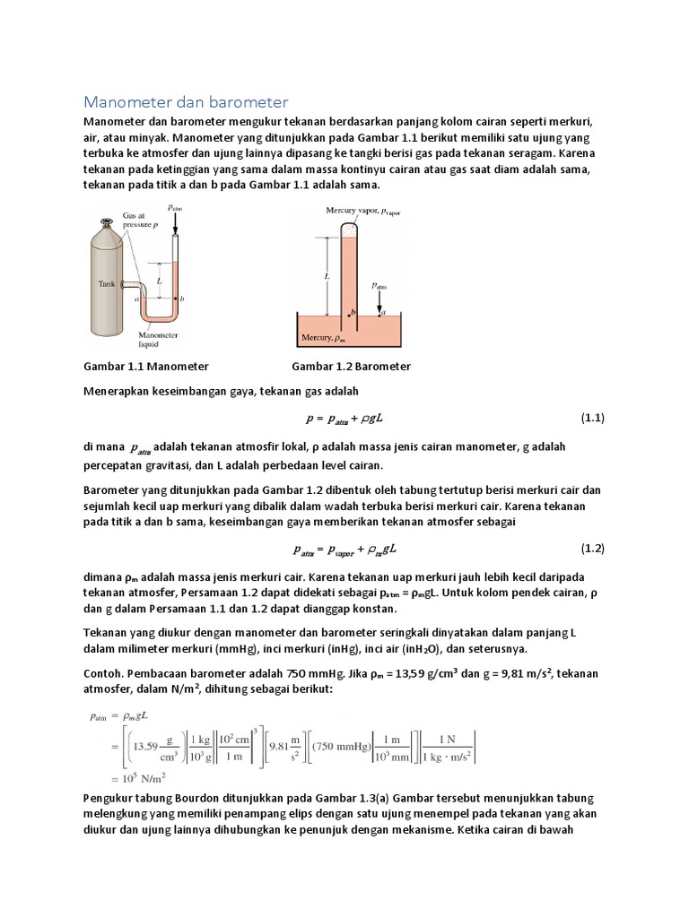 Manometer Dan Barometer PDF