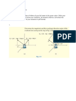 Statics of Rigid Bodies Seatwork 2