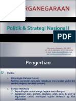 Politik & Strategi Nasional I