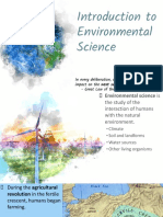 Introduction To Environmental Science