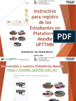 Instructivo Registro de Estudiantes en Plataforma Moodle Upttmbi