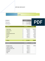 IC Household Expense Budget Template Updated 8857